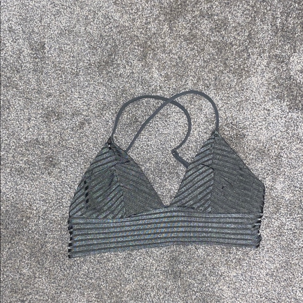 Green Strappy Bathing Suit